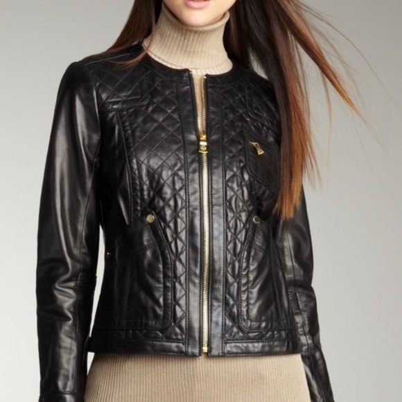 🔶TORY BURCH | XL | Soft Leather Moto - Picture 1 of 16